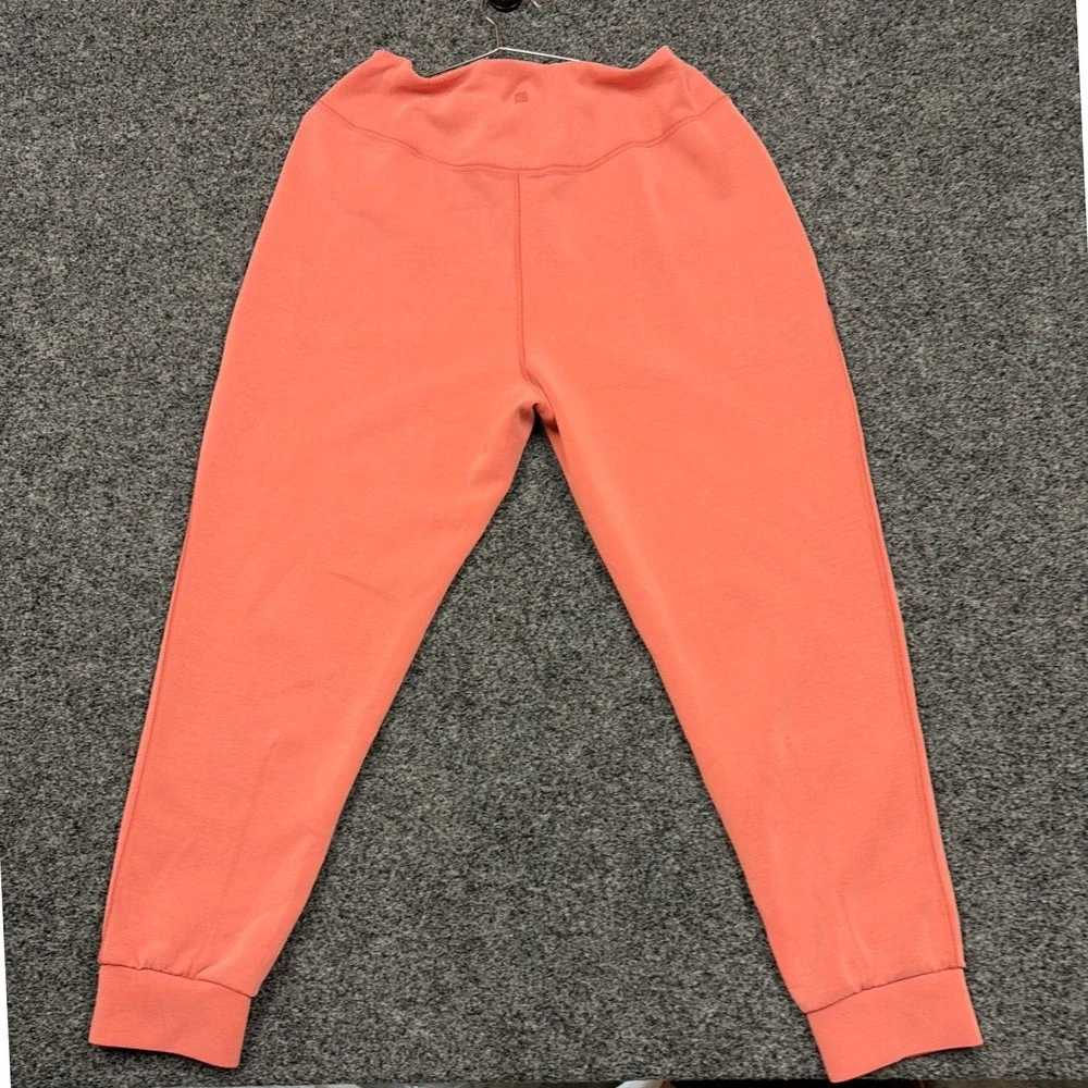 Alaskan Hardgear Duluth Joggers Women L Coral Pink Sweatpants Modal Sustainable